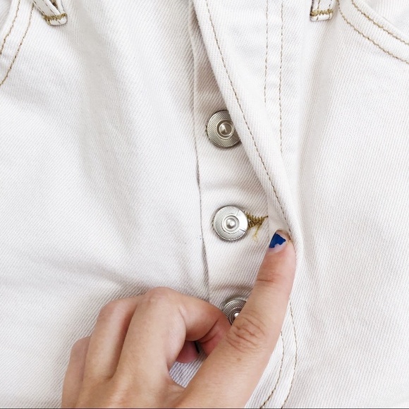 3x1 • Claudia jeans slim cropped high waist straight leg Pale Stone beige ecru - Picture 9 of 15